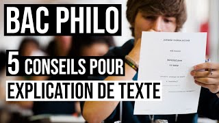 BAC PHILO  5 conseils pour ne pas rater son EXPLICATION DE TEXTE [upl. by Verda143]