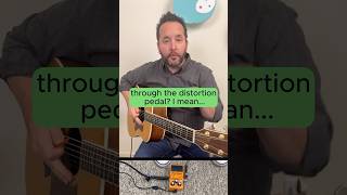 Acoustic Guitar  Distortion Pedal  Awesomeness [upl. by Etnelav]