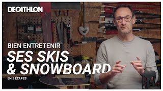 TUTO  Comment entretenir votre matériel ski amp snowboard  🏂 I Decathlon [upl. by Dedric]