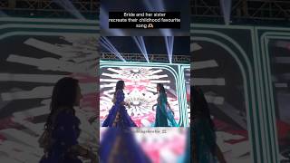 Aaja Nachle  Sister duo sisters childhood aajanachle wedding sangeet dance choreography [upl. by Ecadnak323]