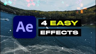 4 EASY Effects in Adobe After Effects 2021 [upl. by Arva793]