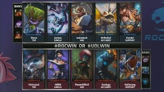 UOL vs ROC Game 5 Highlights  UNICORNS OF LOVE vs ROCCAT  QUARTERFINALS EU LCS SUMMER 2015 [upl. by Nawtna]