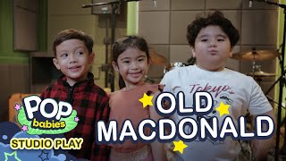 Old MacDonald Had A Farm  Nursery Rhymes  Pop Babies Studio Play [upl. by Asilenna]