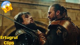 Vasilius Fights With Ertugrul Inside Of The Hanli Bazar  Ertugrul Clips [upl. by Yllac]