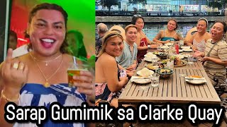 Ang sarap Gumimik sa Clarke Quay Singapore El Mesa [upl. by Ahseka]