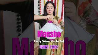 Unboxing 💕 Meesho Fully Embroidery Special Party Wear Outfit 💕 unboxing meesho shorts anjana [upl. by Raycher941]