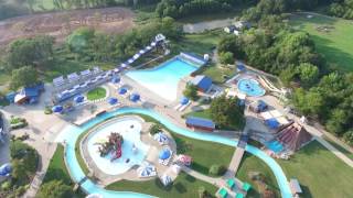 Splash Kingdom Waterpark canton TX from drone HD [upl. by Baudoin]