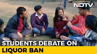 Students Debate On Liquor Ban [upl. by Maible]