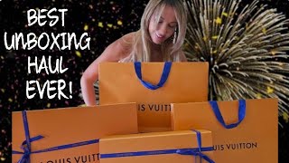 Unboxing The Most SHOCKING Louis Vuitton Haul Ever [upl. by Htebaile944]