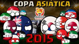 así fue la COPA ASIATICA  AUSTRALIA 2015 countryballs [upl. by Plerre]