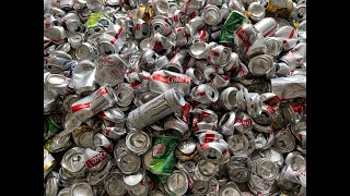 Massive Can Meltdown  How Much Pure Aluminum Is In 500 Cans  Is It Worth Melting Aluminum Cans [upl. by Davie]