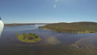 Aerial survey of the Burdekin River and Burdekin falls [upl. by Etz556]