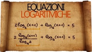 Equazioni Logaritmiche  Spiegazione con Esempi [upl. by Oirram]