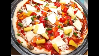 PIZZA  ፒሳ ፒሳ 👨🏼‍🍳 ETHIOPIAN FOOD MartieACooking [upl. by Trueblood]