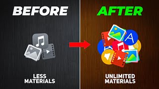 How to Get HIGHQUALITY Free Editing Materials for Youtube Videos [upl. by Eanad]