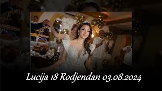 Lucija 18 Rodjendan 03 08 2024 part 1 Studio Vranje 4K [upl. by Labinnah]