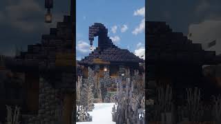 The Medieval Potion Hut with a Witchy twist shorts minecraft minecraftshorts [upl. by Allerie]