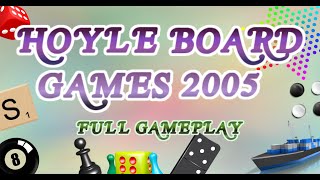 Throwback Thursday  HOYLE BOARD GAMES 2005 FULL GAMEPLAY [upl. by Eessac]