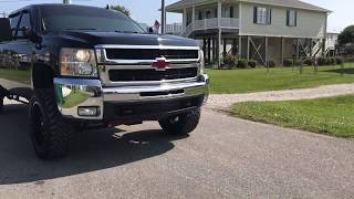 Duramax rollin coal at the beach [upl. by Euqram]