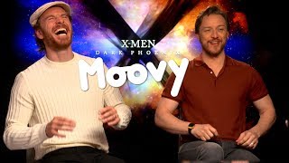 James McAvoy amp Michael Fassbender Fingers amp farewells [upl. by Otanutrof156]