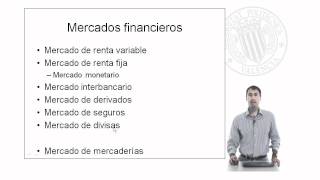 Los mercados financieros   UPV [upl. by Argent487]