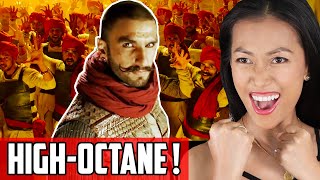 Malhari Music Video Reaction  From Bajirao Mastani Ranveer Singh In A HighOctane Dance From India [upl. by Htrap]