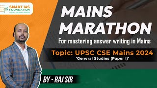 UPSC CSE Mains2024  MAINS MARATHON  Lecture 6 [upl. by Zilada]