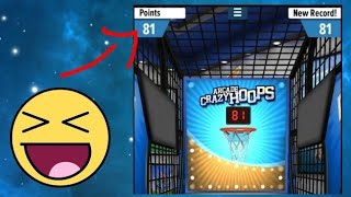 My Best record in Crazy Hoops basketball start [upl. by Nathanael82]