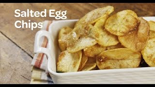 Salted Egg Chips Recipe  Yummy Ph [upl. by Aihsekan]