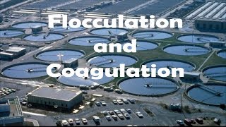 Flocculation and coagulation  floc forming and particle settling [upl. by Lundeen]