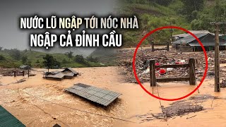 Kinh hoàng nước lũ ngập tới nóc nhà dân ở Yên Bái sau bão YAGI [upl. by Tarra380]