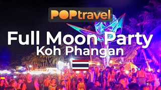 Walking on HAAD RIN BEACH  Koh Phangan Thailand 🇹🇭 Full Moon Party  4K UHD [upl. by Grath95]