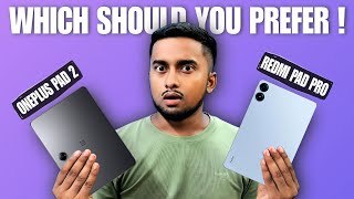 Redmi Pad Pro 5G Vs OnePlus Pad 2  Comparison amp Review [upl. by Eiramlatsyrc]