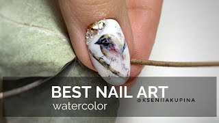 Best nail art ideas 2020  Best Watercolor nail designs [upl. by Manvil]