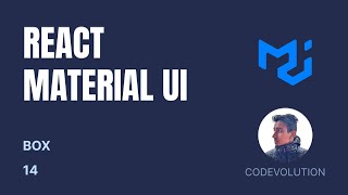 React Material UI Tutorial  14  Box [upl. by Popelka]