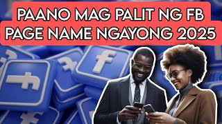 HOW TO CHANGE NAME ON FACEBOOK PAGE 2025 [upl. by Welles]