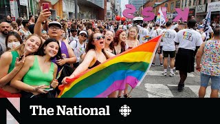 Pride parade’s return celebrated in Toronto [upl. by Welles]