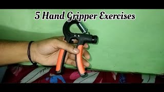 5 hand gripper exercises for strong and muscular forearms AnuragNaagar [upl. by Pollyanna]