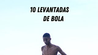 10 levantadas de Bola  10 soccer flick up [upl. by Aniad]