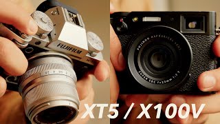 X100V Vs XT5 Comparison [upl. by Anerres382]