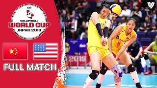 China 🆚 USA  Full Match  Women’s Volleyball World Cup 2019 [upl. by Pandolfi408]