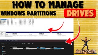 Windows Partition Manage  create Delete Manage windows drive  how to Create Partition  R amp R [upl. by Yekcor]