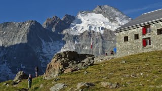 Bergwanderung oberhalb Zermatt  von Bergstation Schwarzsee zur Schönbielhütte Reel [upl. by Kirtap470]