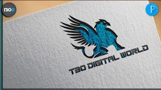 TBO Graphics Eagle LogoPixellab Logo Complete TutorialLogo designing with Pixellab app [upl. by Leighton802]