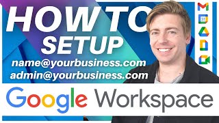 How To Set Up Google Workspace Business Emails  Google Workspace Tutorial [upl. by Donegan]