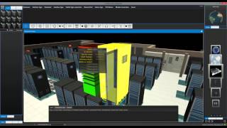 nuVIZ™ 3D visualization Data center and Logical Networks long clip [upl. by Enrika]