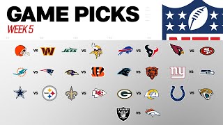 Week 5 Game Picks [upl. by Paviour]