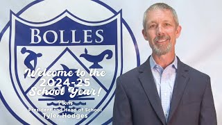 Bolles Beginning of School Message from President and Head of School Tyler Hodges [upl. by Akyre116]