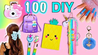 100 DIY  EASY LIFE HACKS AND DIY PROJECTS YOU CAN DO IN 5 MINUTES [upl. by Kowatch]