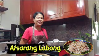 ATSARANG LABONG  PICKLED BAMBOO SHOOT  BAMBAS KITCHEN [upl. by Ashbey]